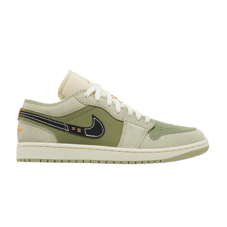 

Кроссовки Air Jordan Air Jordan 1 Low SE Craft 'Light Olive', зеленый