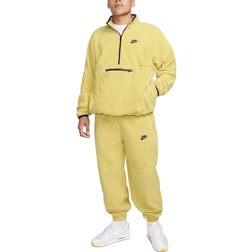 Трикотажные спортивные штаны мужские светло-золотистого цвета Nike, цвет Light golden — фото 3