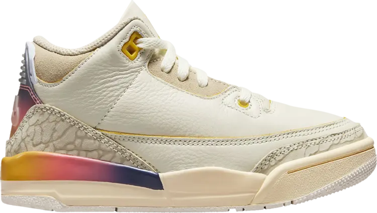 

Кроссовки J. Balvin x Air Jordan 3 Retro PS 'Medellín Sunset', кремовый