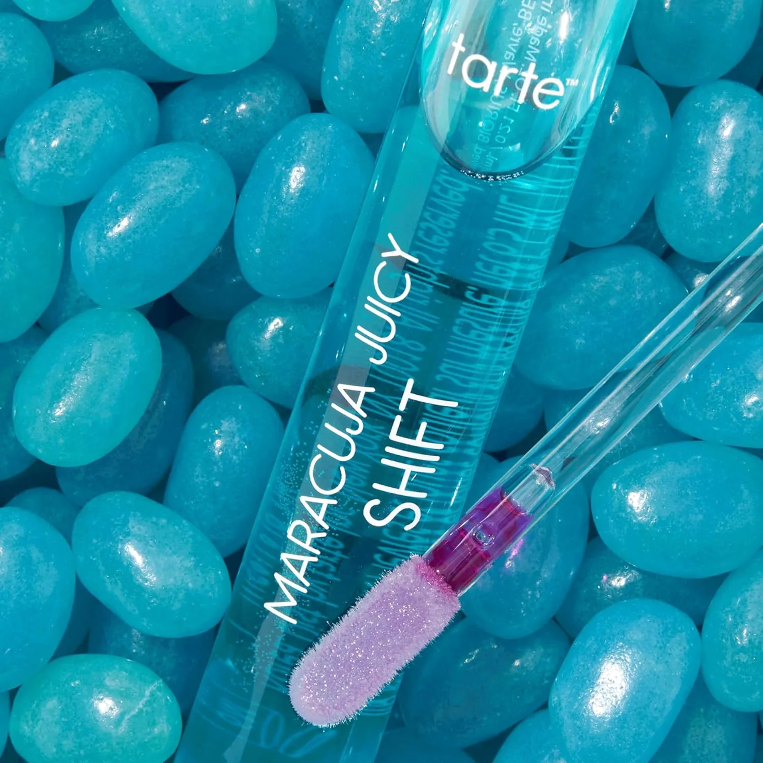 Tarte Maracuja Juicy Lip & Cheek Shift - pH-бальзам-блеск для губ и румяна с витамином E и гиалуроновой кислотой, веганский и cruelty-free, jelly bean — фото 2