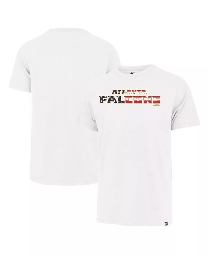 

47 Мужская белая футболка с надписью «Atlanta Falcons Flag Script Franklin» '47 Brand