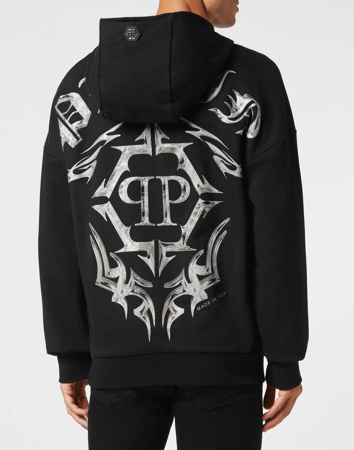 

Толстовка с капюшоном Chrome Philipp Plein, черный