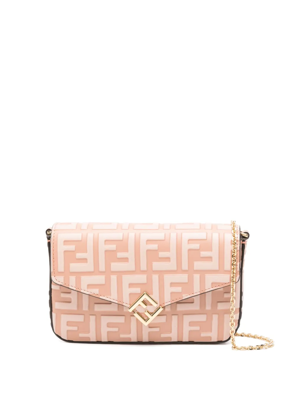 

Сумка через плечо FF Diamonds FENDI, розовый