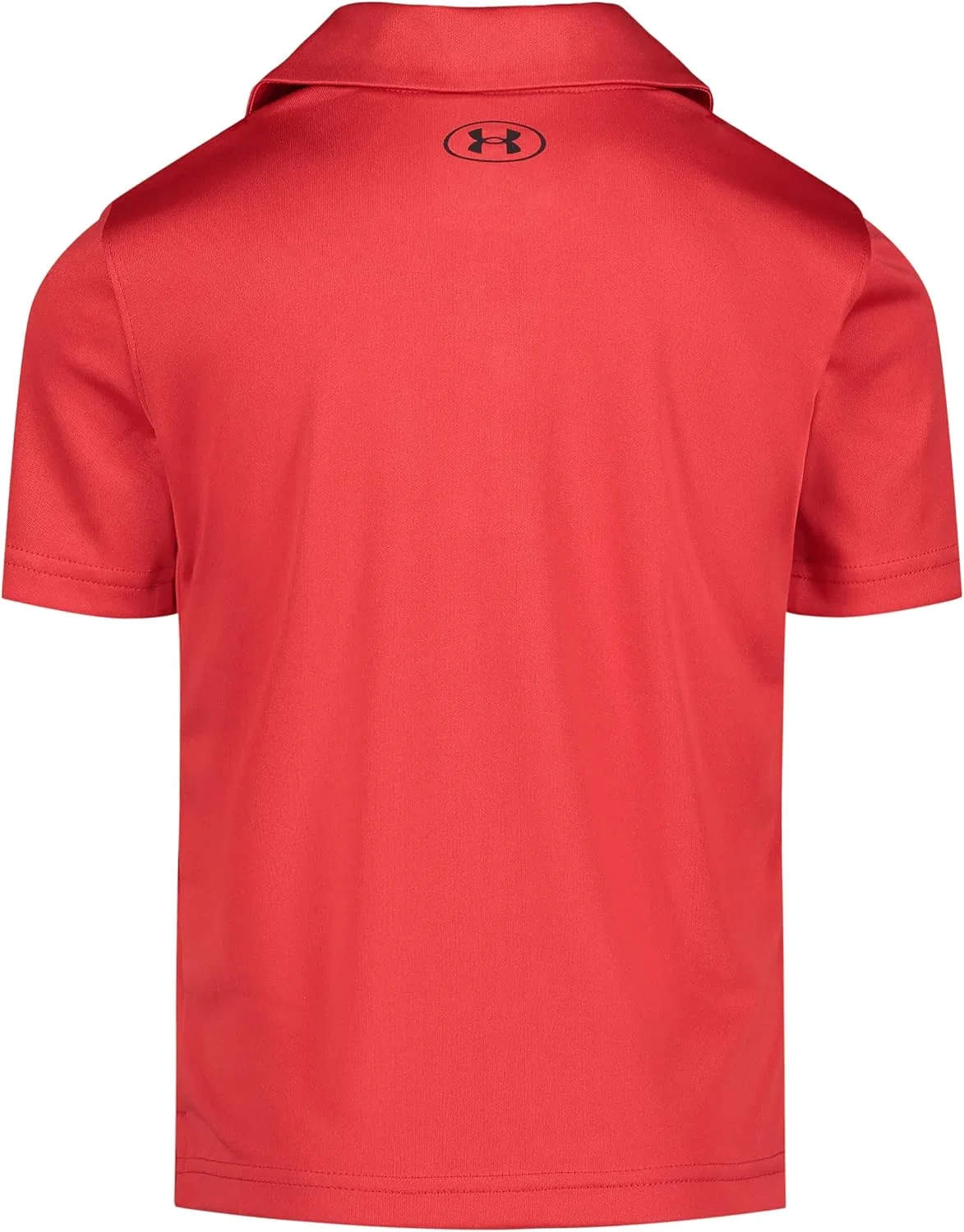 Гольф поло для мальчиков, легкий стрейч, Under Armour, Red Solid — фото 2