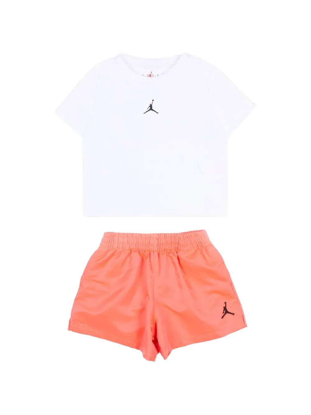 Комплект из шорт с коротким рукавом Jordan Kids, оранжевый