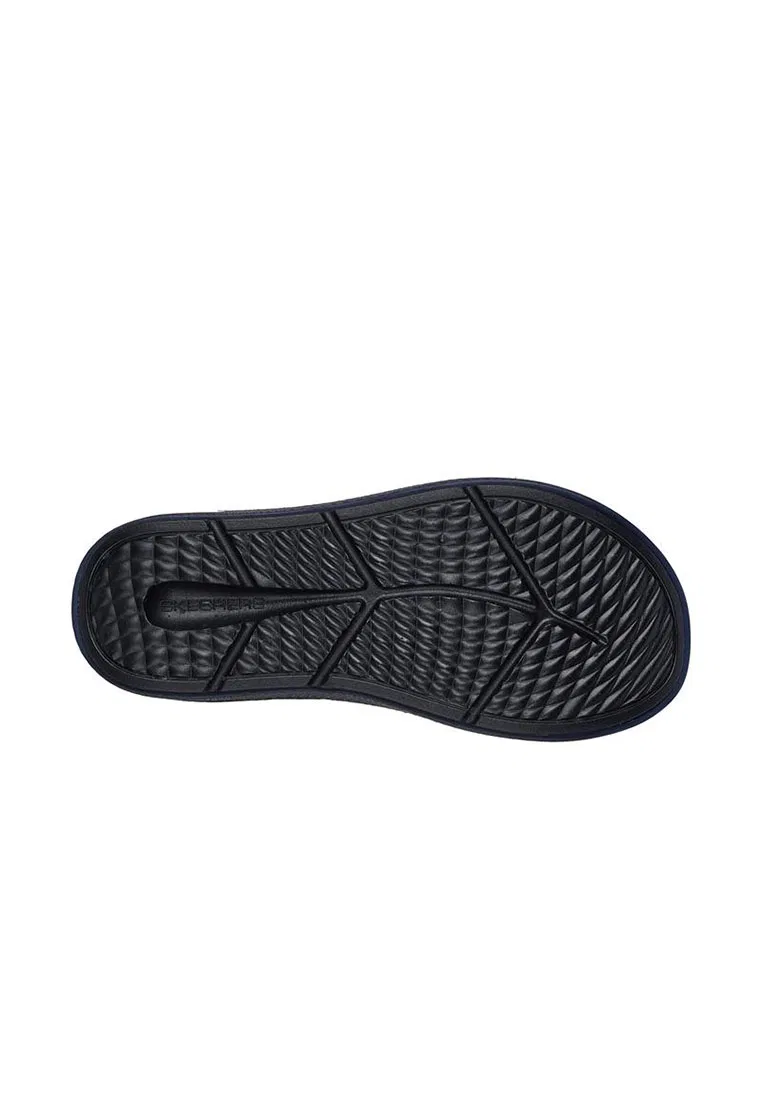 Вьетнамки GO RECOVER REFRESH Skechers, черный/темно-синий — фото 4