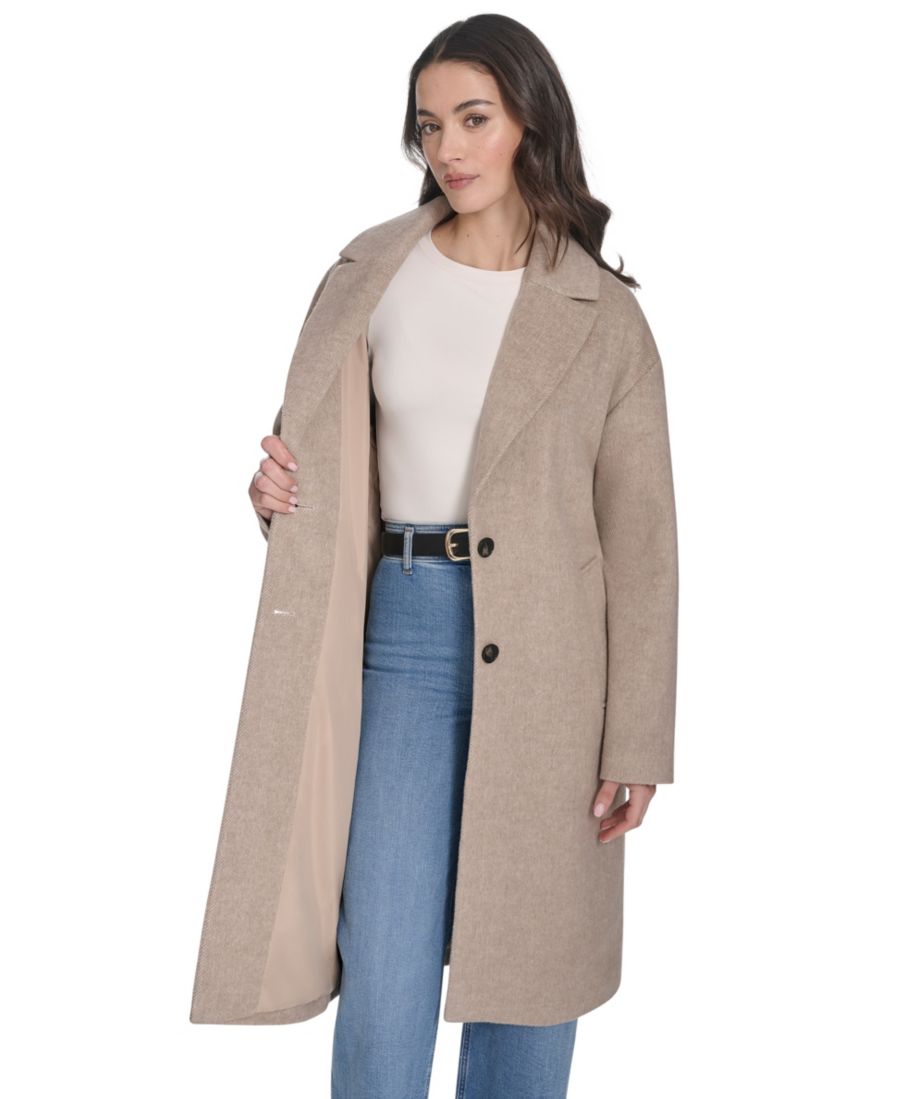 Женское однобортное пальто стандартного кроя Levi's, Neutral — фото 3