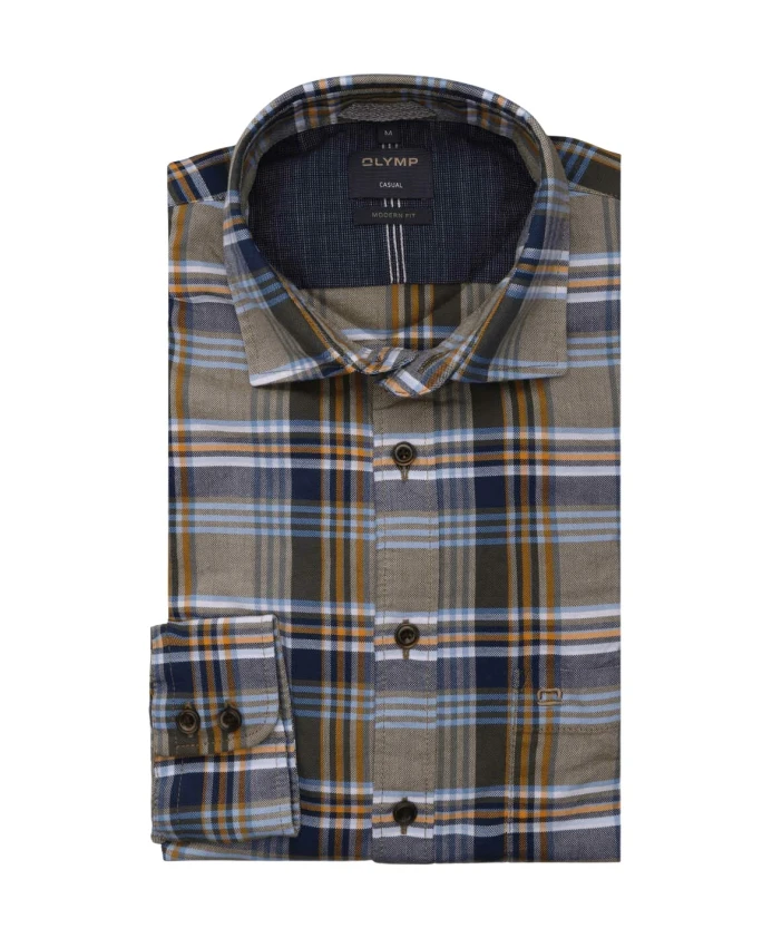 

Повседневная рубашка Olymp, зеленый