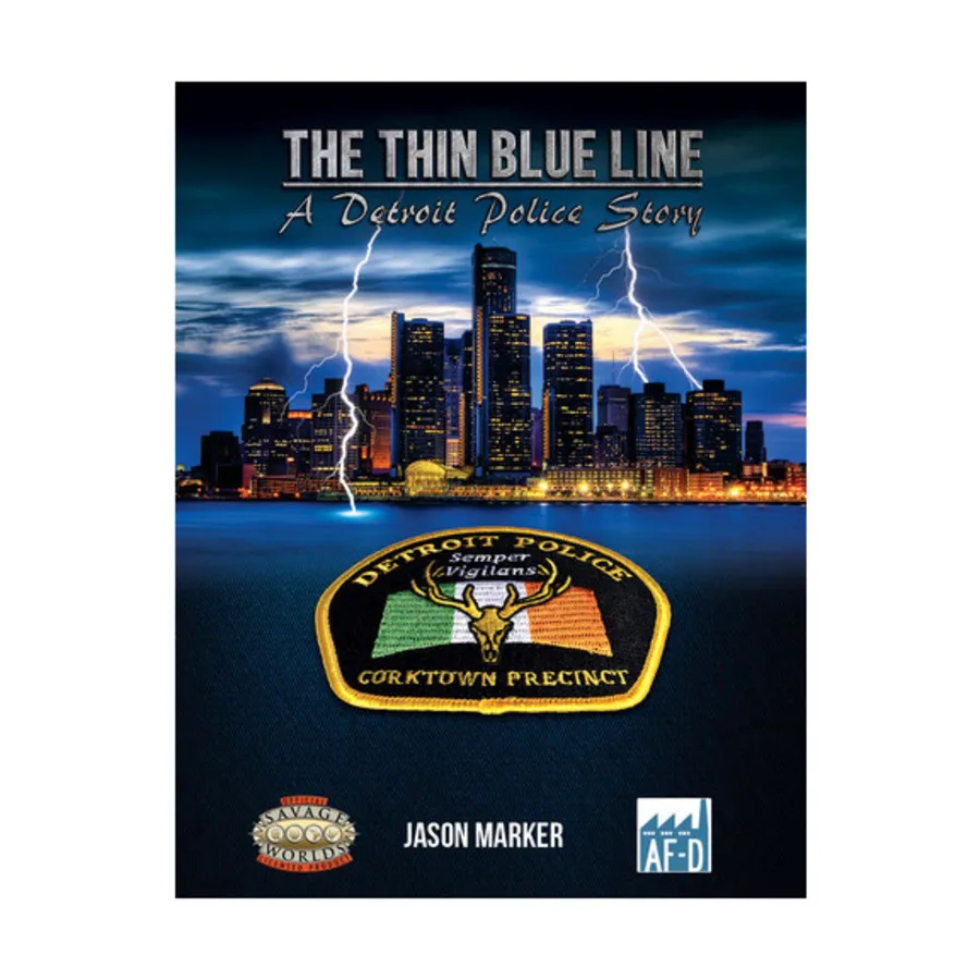 

Thin Blue Line - A Detroit Police Story (POD, Standard Color), Thin Blue Line - A Detroit Police Story, твердый переплет