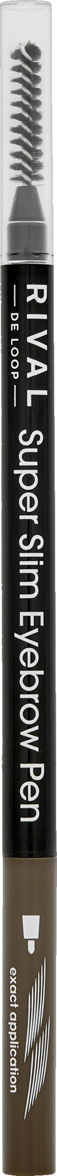 

Карандаш для бровей RIVAL DE LOOP Super Slim Eyebrow Pen 01 Brown