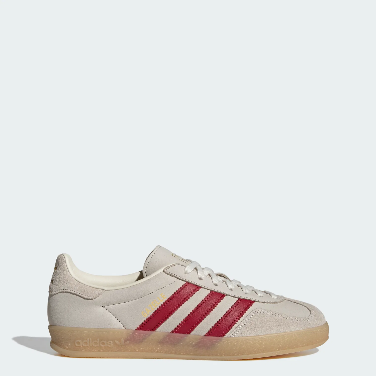 Мужские низкие кроссовки Adidas Gazelle Indoor Cream White — фото 2
