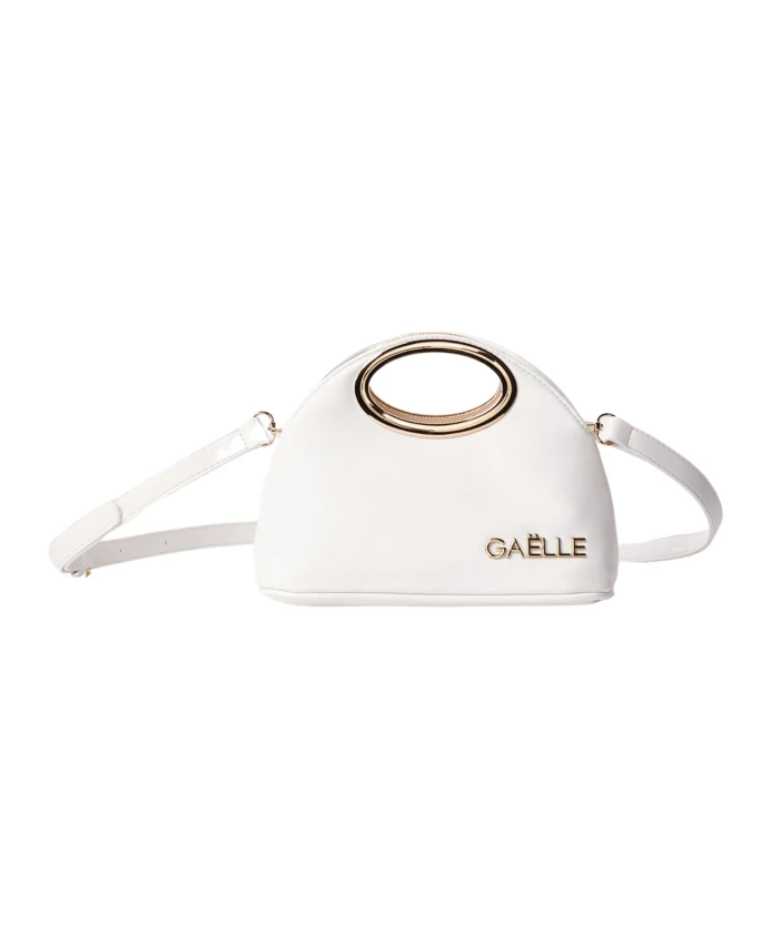 

Миниатюрная сумочка с металлическим логотипом Gaã«Lle Paris, бежевый