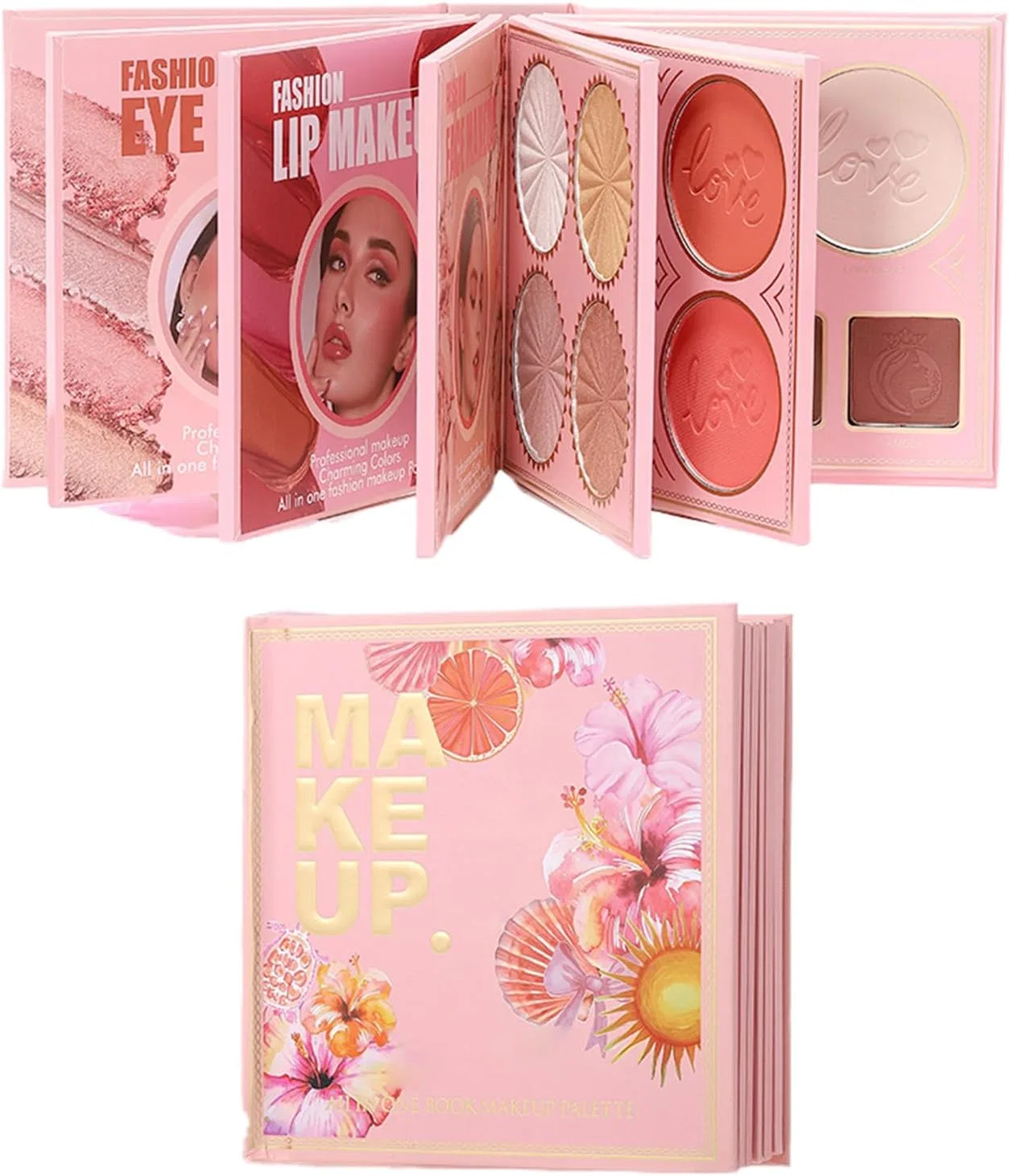 Палетка теней для век Makeup Palette, 1 шт., многоцветная