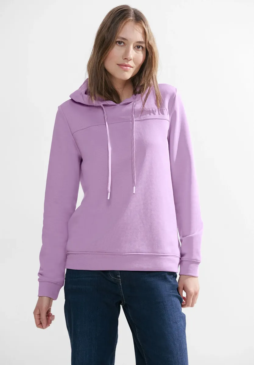 

Толстовка Cecil с капюшоном и надписью, цвет Sporty Lilac