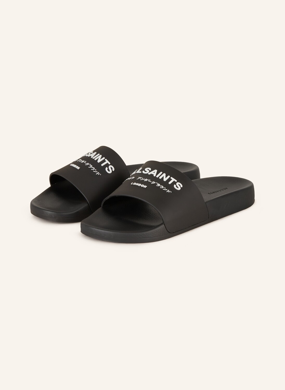 

Мюли underground ALLSAINTS, черный