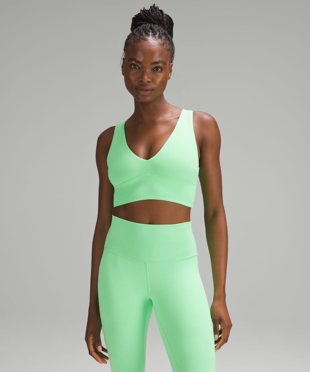 

Бюстгальтер Align с V-образным вырезом Lululemon, фисташковый