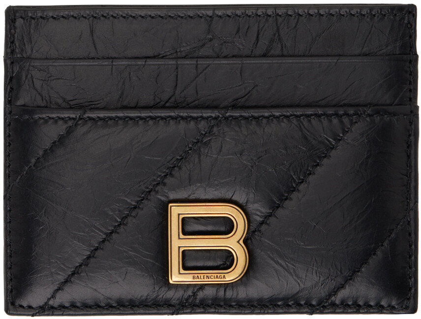 

Стеганая визитница Black Crush Balenciaga