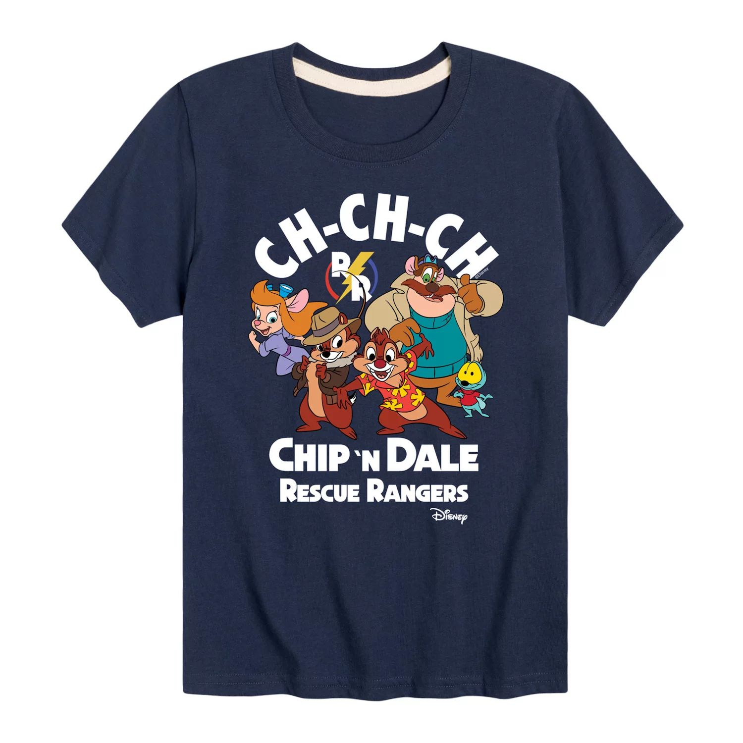 

Футболка с рисунком Disney's Chip N Dale для мальчиков 8–20 Ch Ch Ch Licensed Character, синий