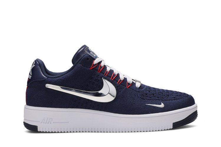 

Кроссовки Nike Patriots x Air Force 1 Low Ultra Flyknit, синий