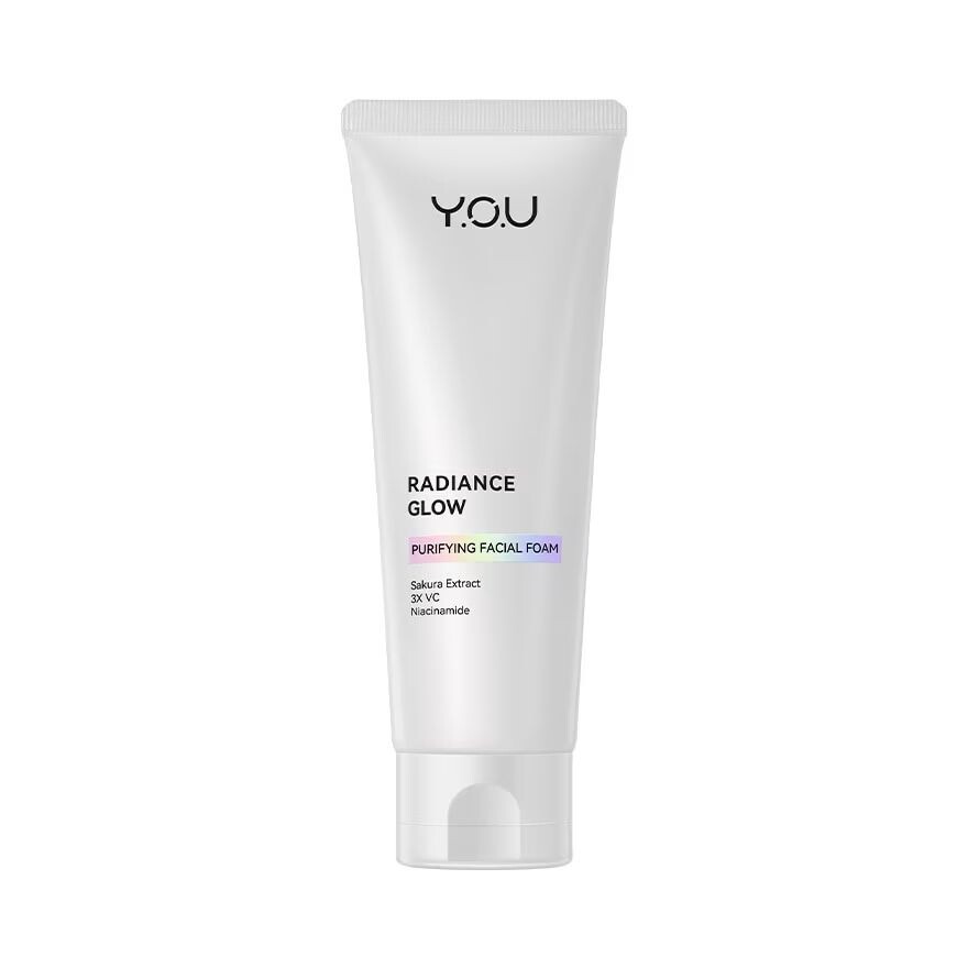 

You Y.O.U Radiance Glow Очищающая пенка для лица 100г, White