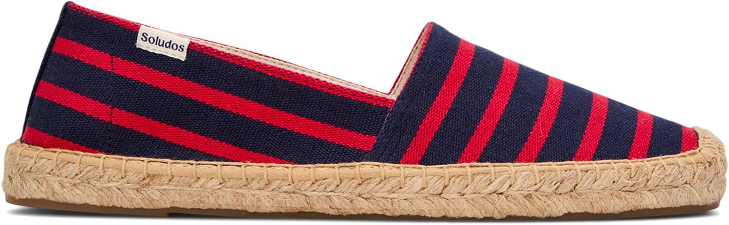 Лоферы Soludos Original Espadrille, цвет Navy/Red — фото 4