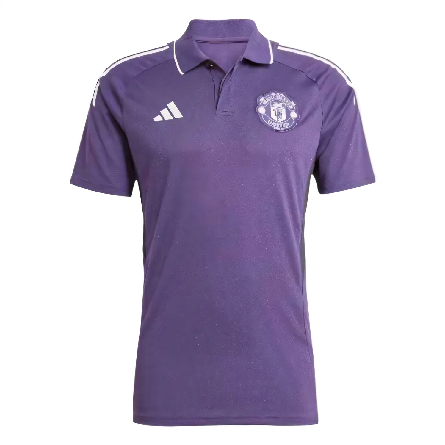Футбольное поло Manchester United Tiro 25 Competition с бесплатной доставкой для участников AdiClub Adidas, Aurora Plum/Black/White