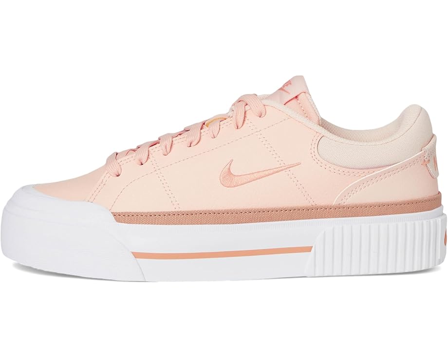 Кроссовки Nike Court Legacy Lift, цвет Washed Coral/Apricot Agate/White — фото 4