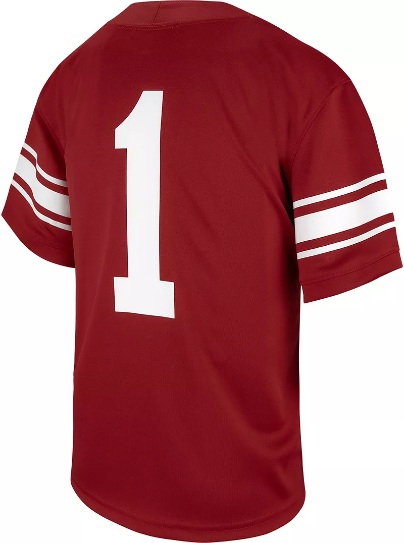 

Футбольная майка Jordan Toddler Oklahoma Doesn # 1 Crimson Replica Nike