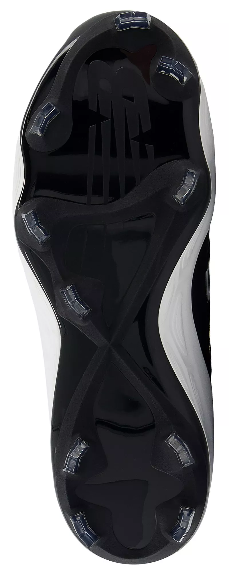 Женские формованные бутсы для софтбола New Balance Fresh Foam X VELO v4, черный/белый — фото 3
