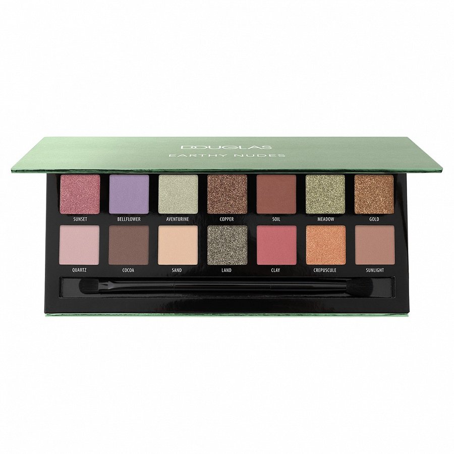 

Палитра теней для век douglas make up earthy nudes eyeshadow palette Douglas Collection, вес 17.6 гр.