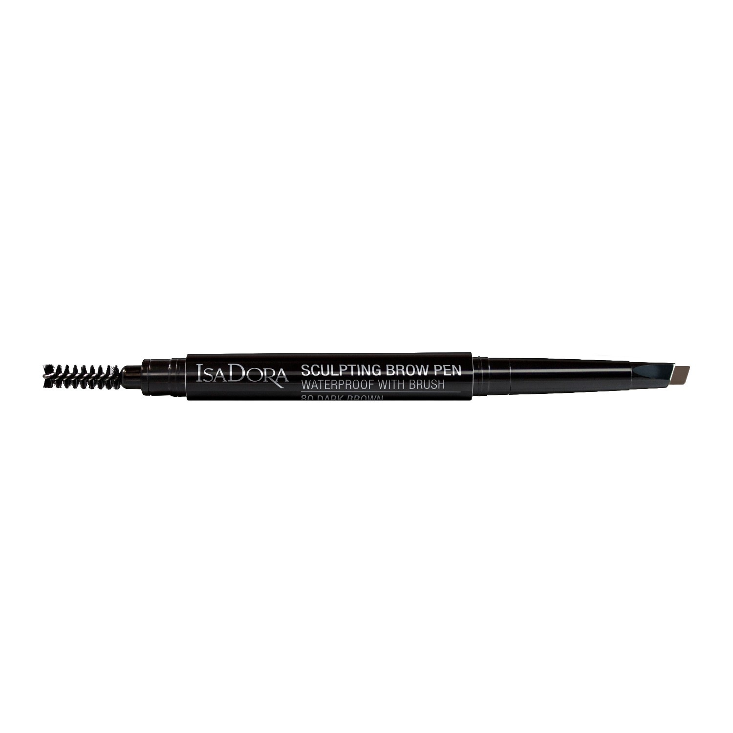 

Карандаш для бровей sculpting brow pen waterproof Isadora, nr. 80 - dark brown, вес 0.2 гр.