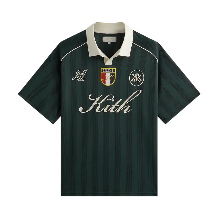 

Топ Kith Shadow Stripe Marcel Soccer Top Stadium, зеленый