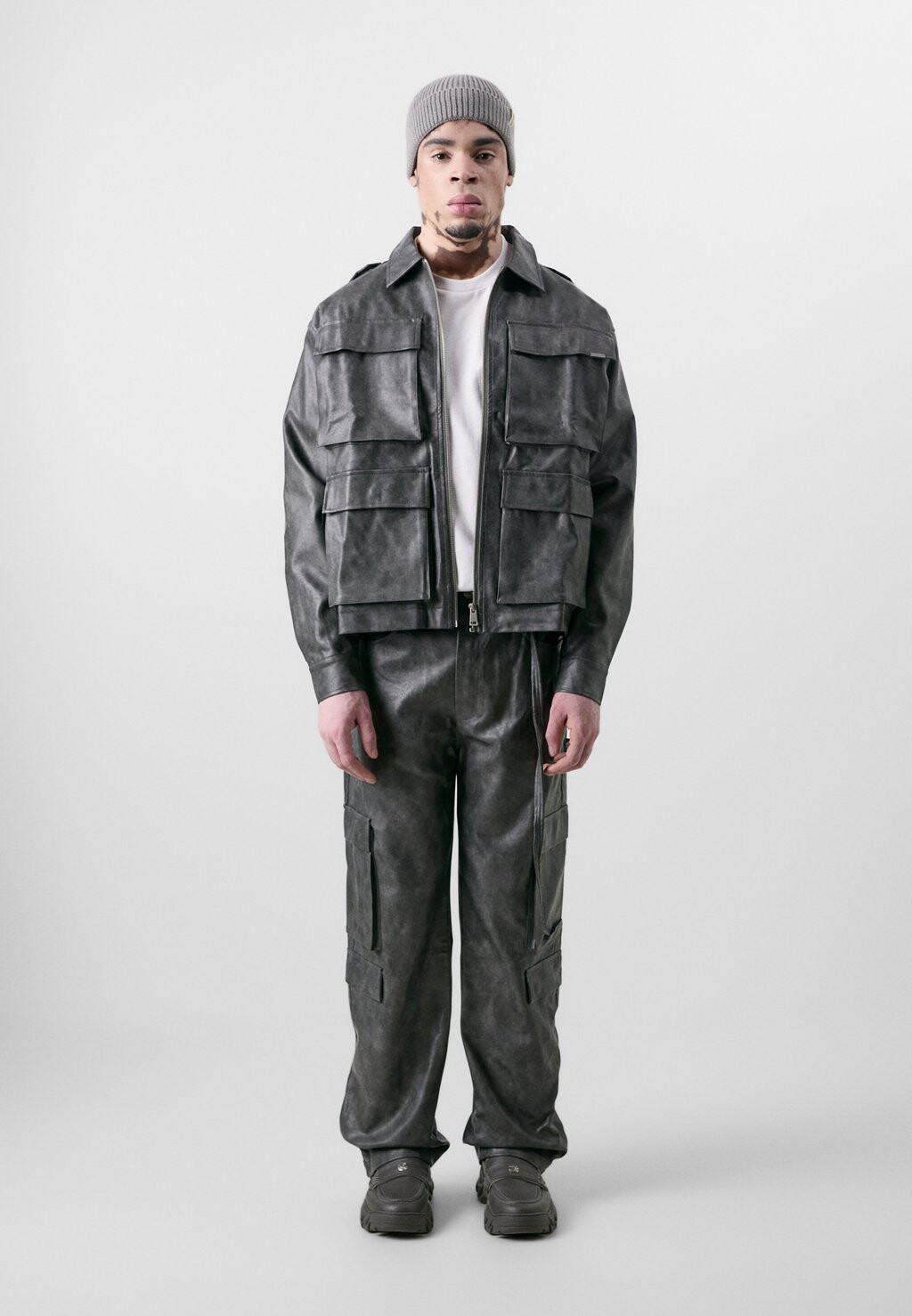 

Брюки карго SHERIDAN UNISEX Don't Waste Culture, серый