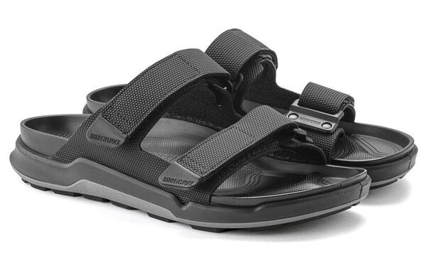Тапочки atacama men birko-flor sandals 'futura black' Birkenstock, черный — фото 3