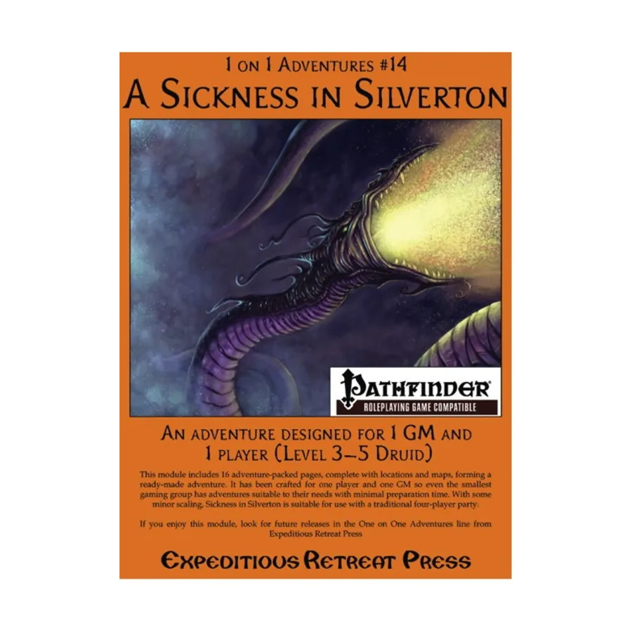 

Модуль Sickness in Silverton, A, 1 on 1 Adventures (d20)