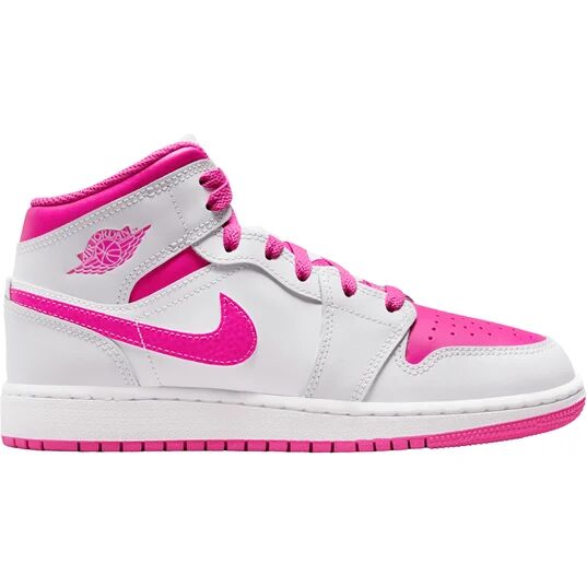 

Кроссовки Air Jordan 1 Mid GS, цвет Blau/Pink/Weiß