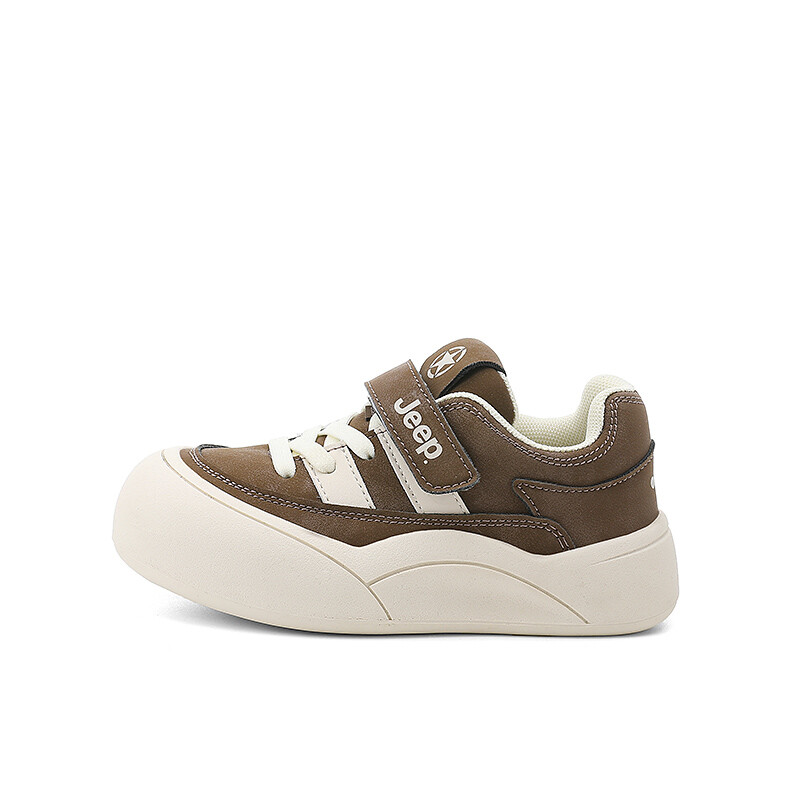

Кроссовки Jeep Kids Lifestyle Shoes Kids Low-top White/Coffee Brown, коричневый