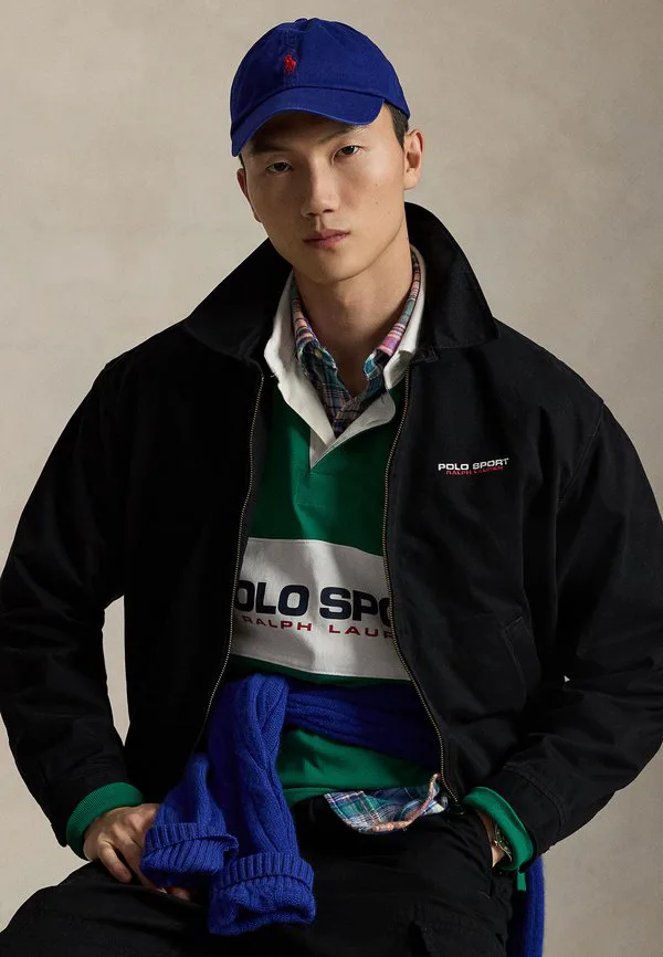 Куртка-Поло большого размера из саржи, легкая куртка Polo Ralph Lauren, Polo Black