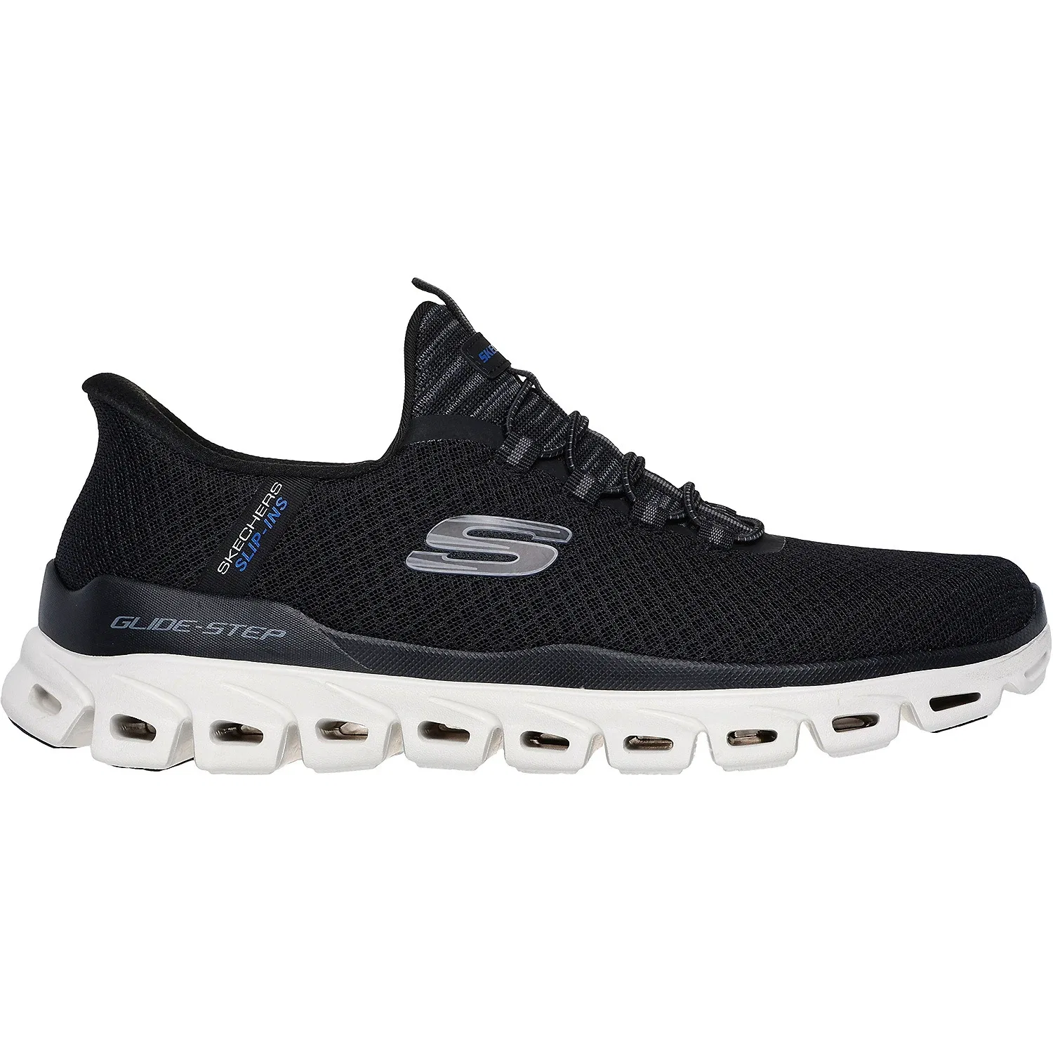 Сандалии, Glide-Step, Skechers, серый