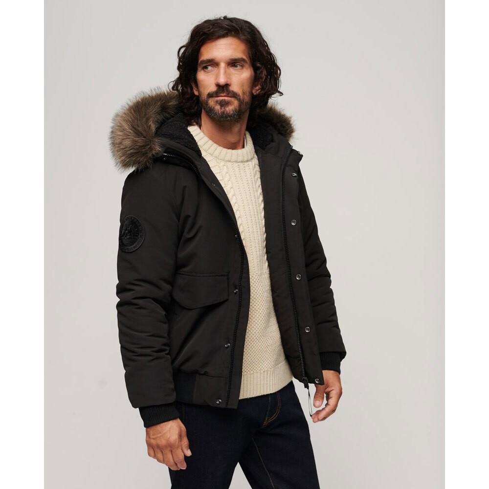 

Пуховик Superdry Everest, черный
