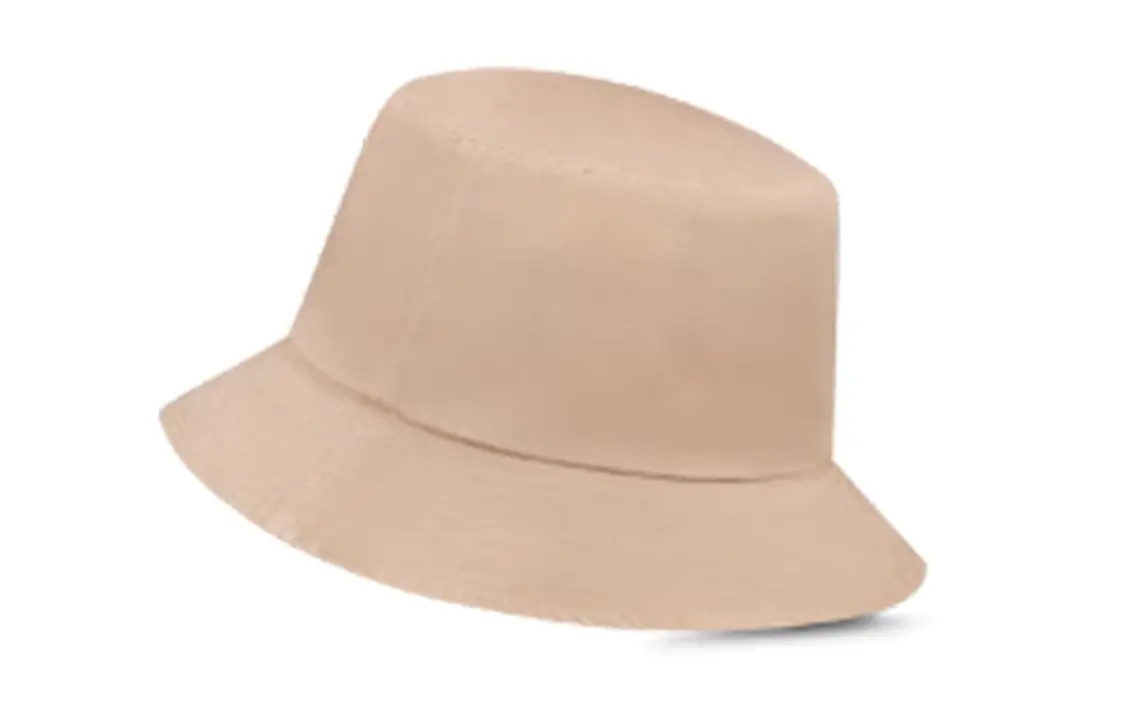 DIOR Хлопковая панама женская верблюжьего цвета, Camel — фото 4