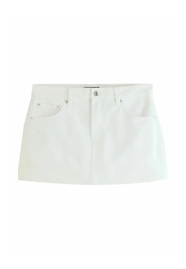 Юбка-шорты Regular fit denim mini skort Next, белый