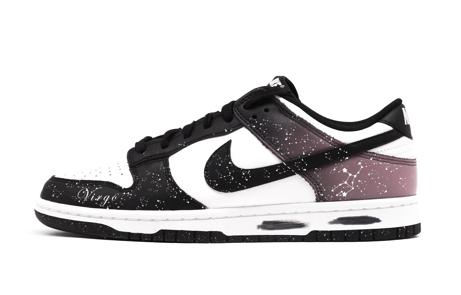 

Кроссовки Nike Dunk Skateboard Shoes Women's Low-Top Black White Pink, Черный, Кроссовки Nike Dunk Skateboard Shoes Women's Low-Top Black White Pink