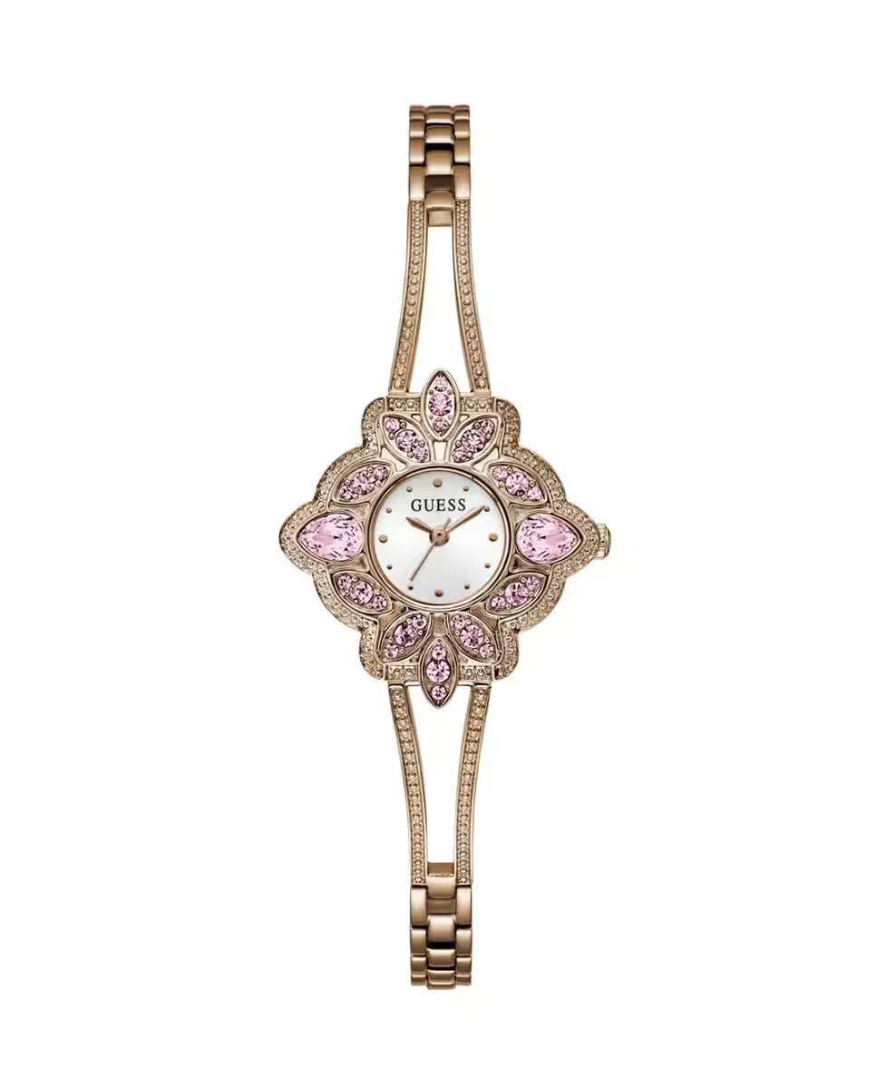 

Женские часы Flora GW0681L3 из стали с ремешком из розового золота Guess