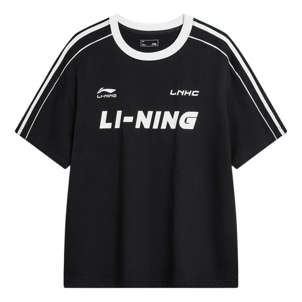 

Футболка с графическим принтом футболка Li-Ning, черный