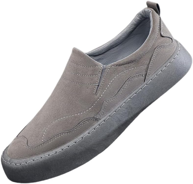 

Мужские модные повседневные туфли HoaloX больших размеров, Удобные и дышащие, серый