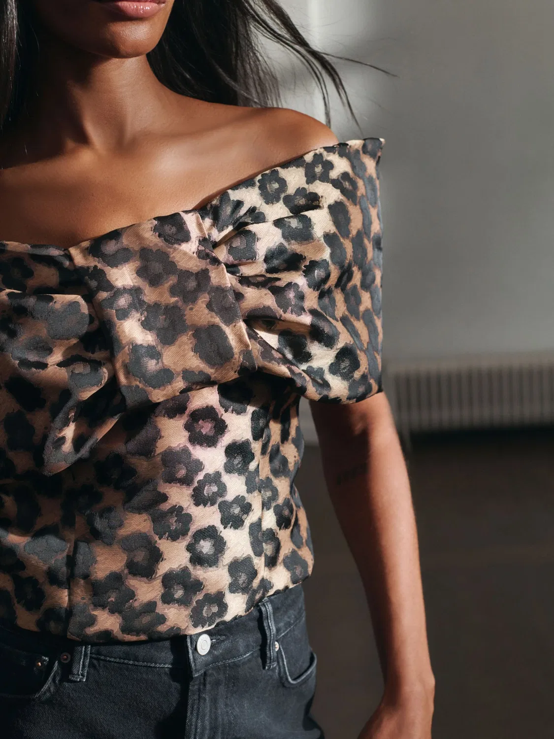 Блузка Next, Brocade/Mocha — фото 4
