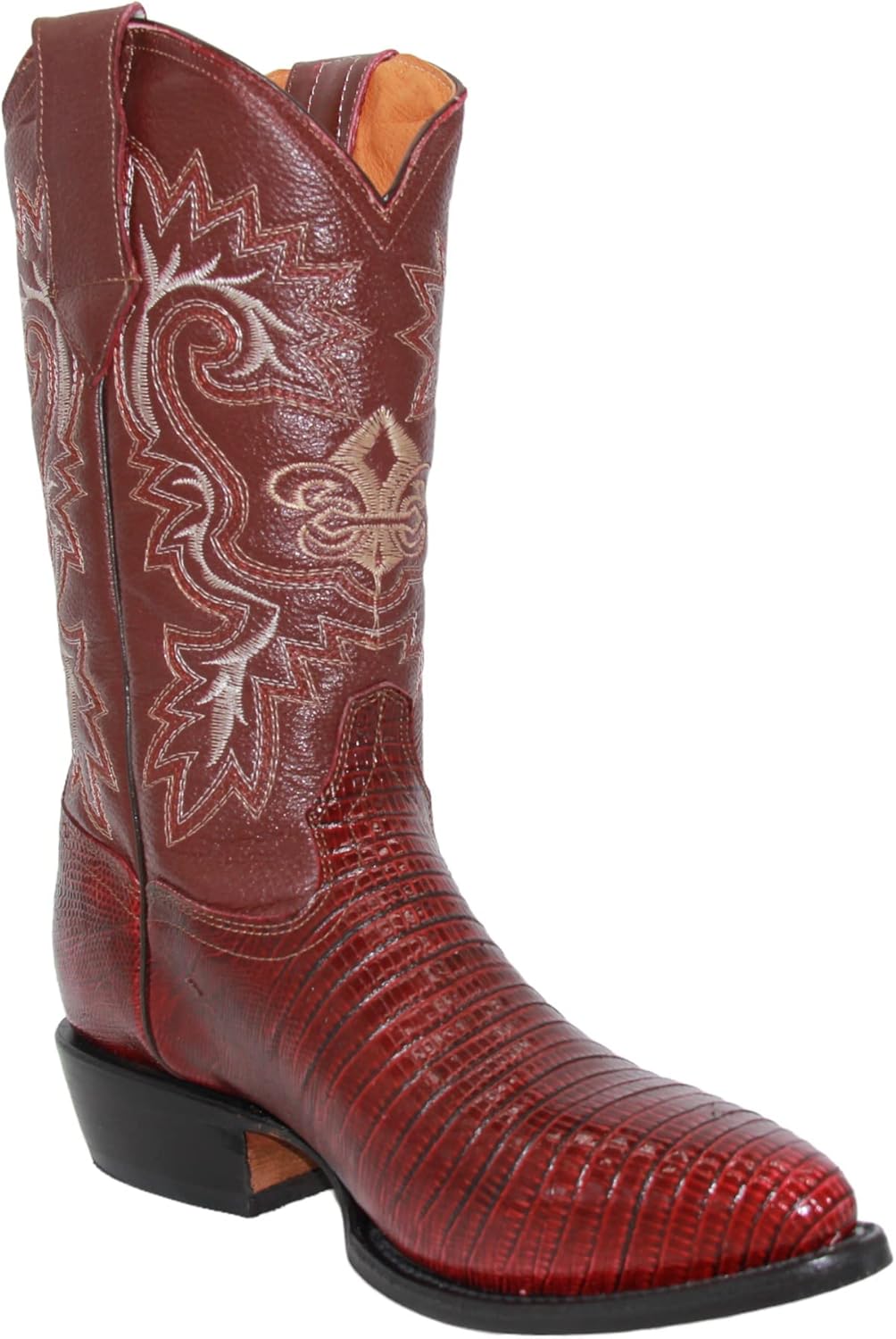 

Мужские ковбойские сапоги The Western Shops из натуральной кожи с тиснением под ящерицу, модель J Toe, винный