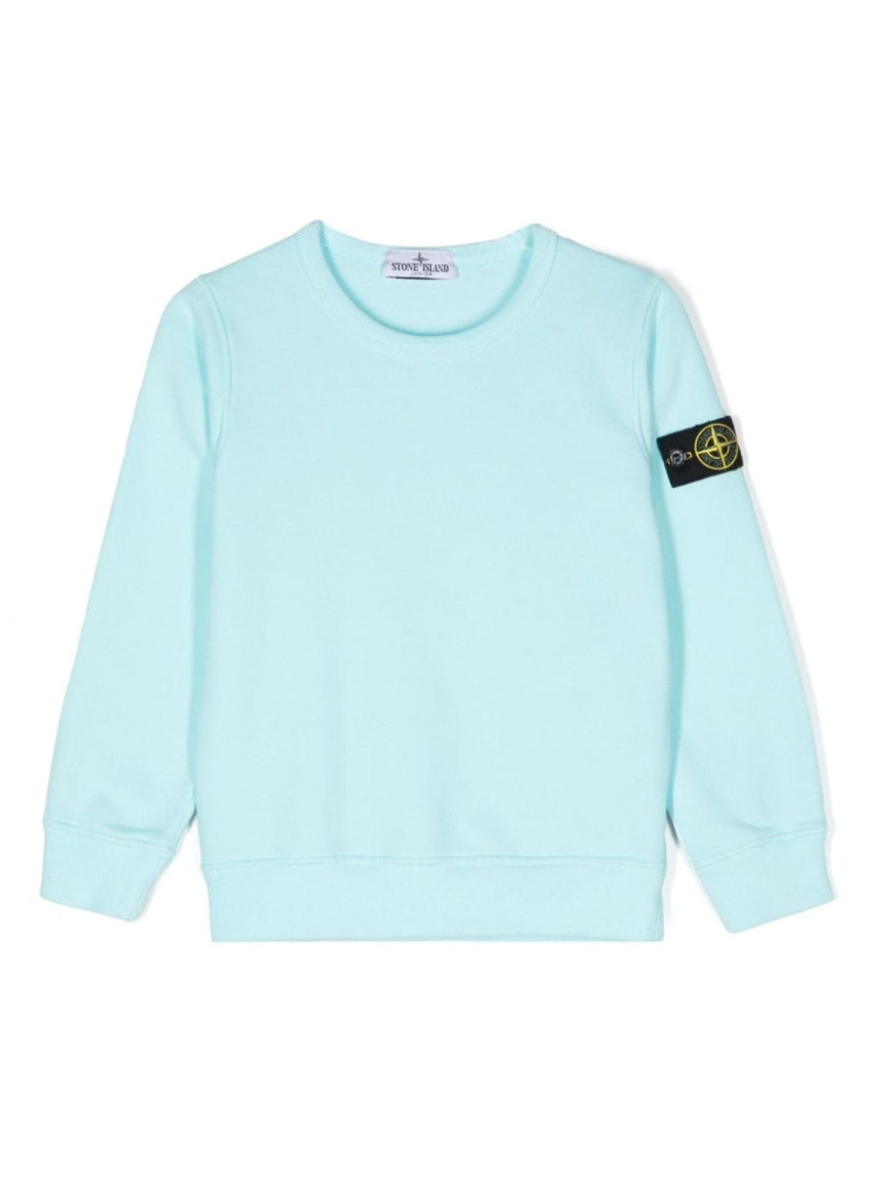 

Stone Island Junior толстовка с нашивкой Compass, синий