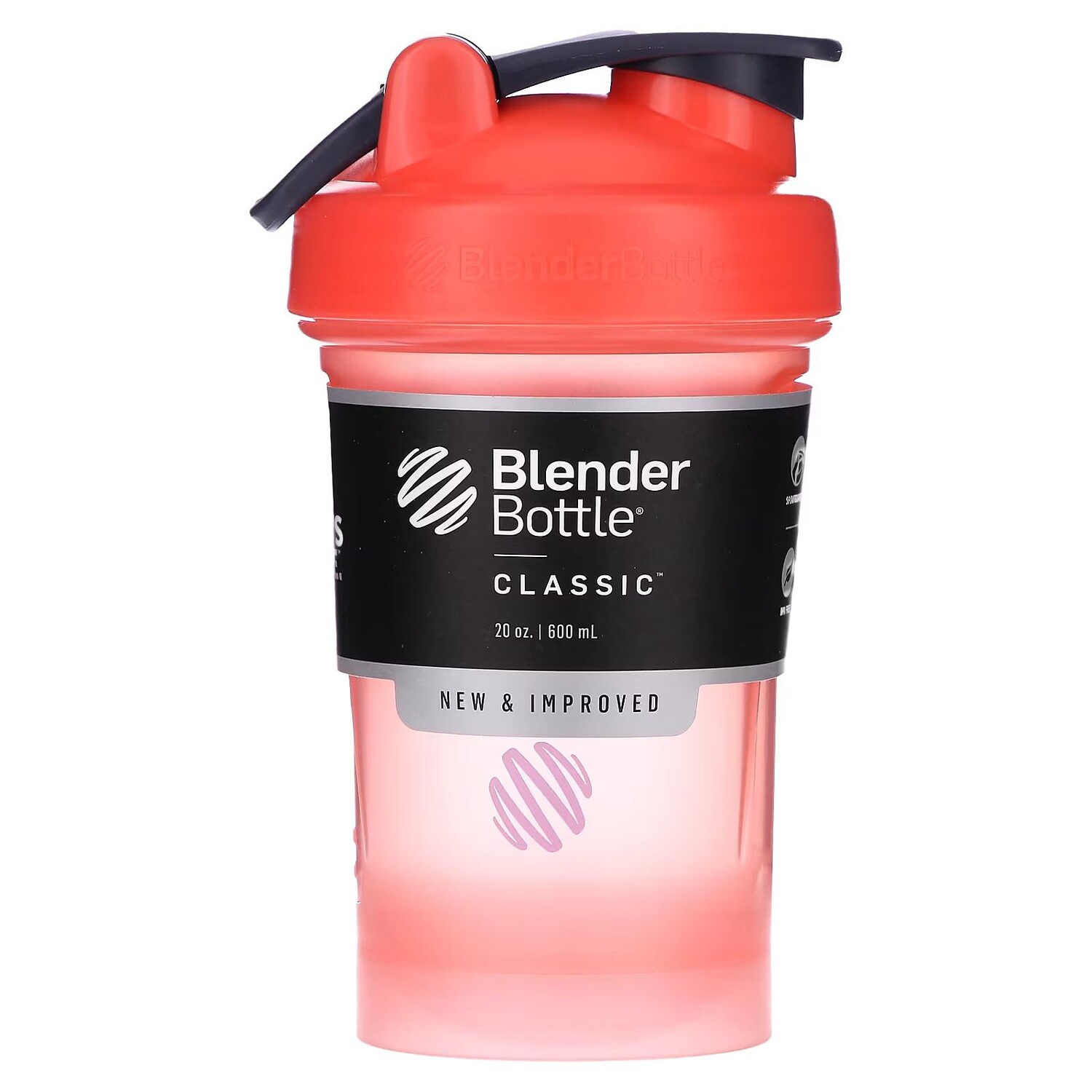 

Бутылка, Classic, FC Coral, 20 унций (600 мл) Blender Bottle